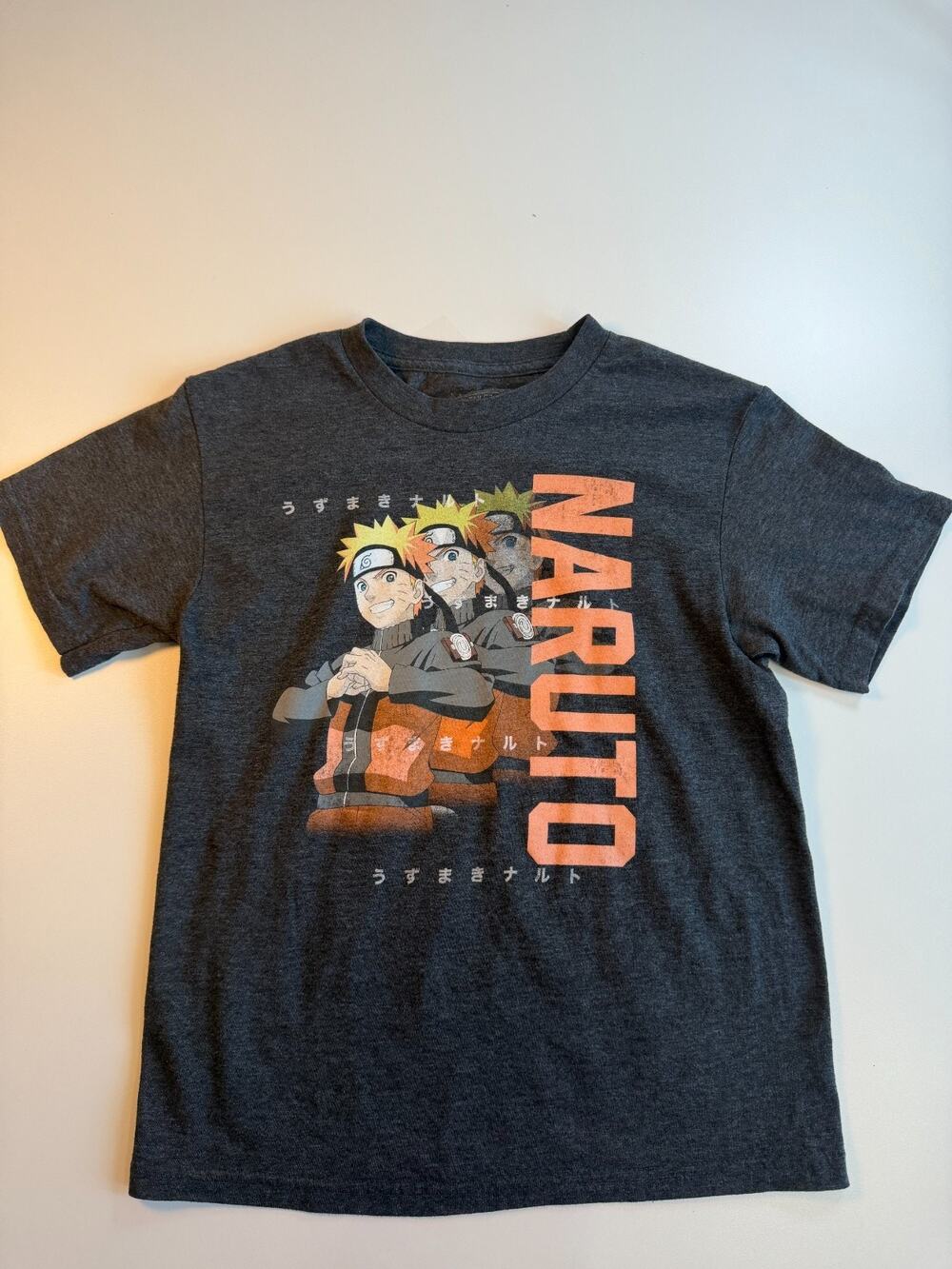 Naruto Shippuden Collection Adult Small Gray Graphic T-shirt Anime Viz Media